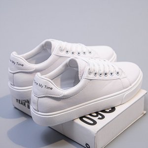Zapatillas de deporte para niñas, zapatos informales para estudiantes universitarios, <span class=keywords><strong>deportivas</strong></span> <span class=keywords><strong>blancas</strong></span> a la moda para caminar, para verano - Product Image 3