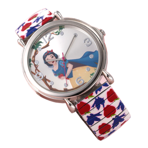 10 años de experiencia de la fábrica de China reloj de plata personalizado impreso de dibujos animados reloj de regalo de Navidad - Product Image 1