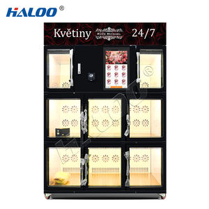 Máquina Expendedora de Flores Haloo de Gran Tamaño con 8 Casilleros para Venta de Regalos Florales, La Máquina Más Popular 2025 - Product Image 2