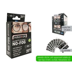 RP No-Fog Glasses Wipes Set 20 PCS <b>Eyeglasses</b> <b>Care</b> <b>Products</b> From Farmaline - Product Image 1