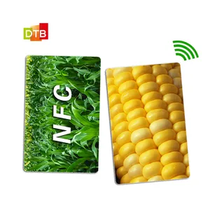 Tái tạo sinh thái thân thiện NFC thẻ làm bằng Ngô phân hủy sinh học polylactic axit RFID Bio PLA thẻ