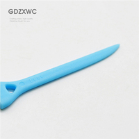 Grattoir 2-en-1 bleu fin à pointe, brosse de nettoyage bleu-noir pour rasoirs et tondeuses à cheveux, gadget ménager innovant, 11 couleurs