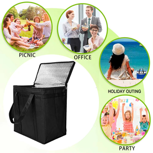 <span class=keywords><strong>Sac</strong></span> isotherme portable grande capacité pour pique-nique, <span class=keywords><strong>sac</strong></span> à déjeuner avec poignée pour la plage, les pique-niques et les voyages, emballage textile en gros - Product Image 5