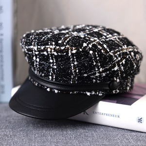 Béret en laine style <span class=keywords><strong>marin</strong></span>, chaud, petite taille pour <span class=keywords><strong>femme</strong></span>, mignon, chic, Lolita - Product Image 3