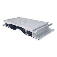 Profil en aluminium de joint de dilatation en métal de glissement d'anti plancher résistant pour la construction