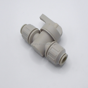 Haute pression 12mm Flexible PVC <span class=keywords><strong>tuyau</strong></span> <span class=keywords><strong>tuyau</strong></span> <span class=keywords><strong>raccord</strong></span> usiné RV Drainage Valve boule ouverture/fermeture résistant aux hautes températures - Product Image 3