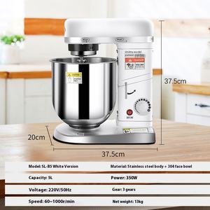 Professionele Grote Capaciteit Keukenhulp 3 In 1 7l Tribune Mixer Multifunctionele Brooddeegmixer Deegmixer Machine Voor Thuis - Product Image 6