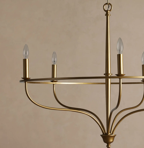 Nuovo Lampadario di Lusso in Ottone per Interni, Lampada a Sospensione con Catena in Ferro per Casa e Hotel, Stile Americano E12, Illuminazione da Soffitto di Design - Product Image 4