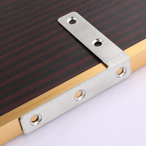 Support d'angle en forme de T en acier inoxydable, support d'angle à 90 degrés pour meubles, étagères, tables, chaises, connecteur de quincaillerie - Product Image 2
