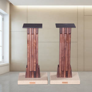 Support de haut-parleur en bois massif réglable S-008 SB-02, support de haut-parleur, support de bibliothèque - Product Image 3