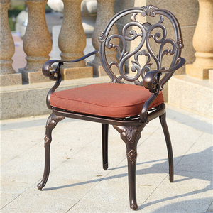 Youya - Juego <span class=keywords><strong>de</strong></span> Muebles <span class=keywords><strong>de</strong></span> Jardín con Mesa <span class=keywords><strong>de</strong></span> Té <span class=keywords><strong>y</strong></span> <span class=keywords><strong>Sillas</strong></span> <span class=keywords><strong>de</strong></span> Aluminio Fundido Impermeables para <span class=keywords><strong>Patio</strong></span>, con Bandeja Giratoria, Venta al por Mayor a Precios Económicos - Product Image 5