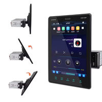 SOMISHINK Reproductor de DVD para Auto con Pantalla Táctil Completa HD de 9.5 Pulgadas 1Din, Radio FM, USB, AUX, TF, Pantalla Vertical