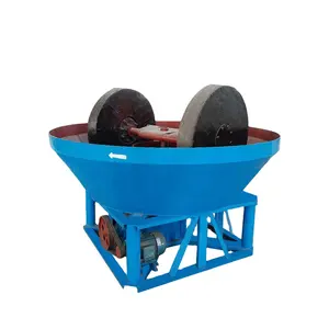 High Quality Wet Pan Mill For Sale Rock Stone Gold Ore Mining Mills 1200 Wet Grinding Pan Mill Machine Price