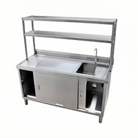 Évier de cuisine moderne multifonction à bol unique en acier inoxydable 304/201 d'une capacité de 8L/9L Type de vaisselle à carburant pour armoires