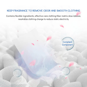 Fogli Ammorbidenti <span class=keywords><strong>per</strong></span> Bucato Personalizzati all'Ingrosso, Profumati e a Lunga Durata - Product Image 3