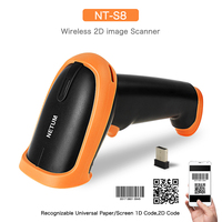 Escáner de Códigos QR RD-S8, Lector de Códigos QR 2D Inalámbrico para Farmacia, Supermercado, Almacén, Banco