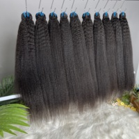 Lots de Cheveux Naturels Vietnamiens de Grade 15A, Non Traités, Vierge, Raides et Crépus, Fournisseur de Mèches de Cheveux Humains avec Cuticules Alignées