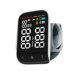 Monitor Digital automático de presión arterial para muñeca, equipo médico CE ISO, W01, envío directo