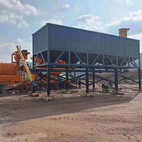 Silo per Esportazione, Impianto di Miscelazione e Dosaggio per Malte Secche, Silo di Stoccaggio Cemento a Doppio Strato, Contenitore 40GP, Silo Orizzontale Portatile