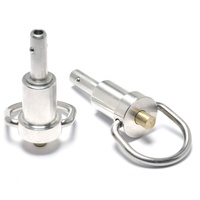 A2-70 A4-80 acier inoxydable D anneau type bouton-poussoir à ressort à dégagement rapide goupille de verrouillage à billes