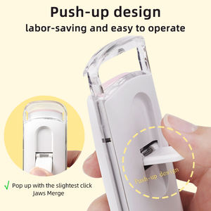 Nouveau design 2026, best-seller : Mini recourbe-cils portable pour maquillage des yeux, grand angle, en ABS, pour cils partiels - Product Image 5