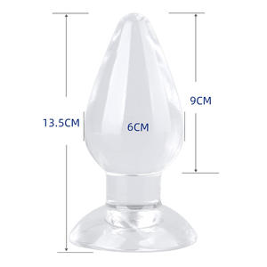 Sinnliche Analperlen aus Glas für Frauen, Ausgefallene Butt-Squirt-Tails, Export, Anus-Erlebnis für Fantasy-Enthusiasten, Sexspielzeug für Lesben - Product Image 5