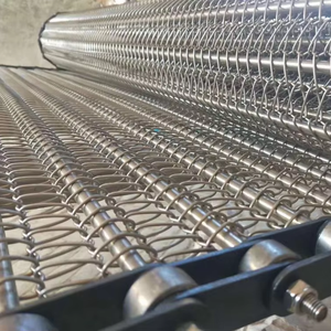 Kualitas tinggi rantai baja tahan karat Tautan Spiral kawat konveyor sabuk jala kualitas makanan produsen Las polos pemotongan termasuk - Product Image 5