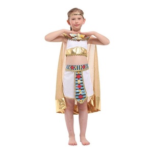 Costume da Regina Egiziana Sexy <span class=keywords><strong>per</strong></span> Bambine, Set <span class=keywords><strong>per</strong></span> Cosplay TV e <span class=keywords><strong>Cinema</strong></span>, in Poliestere Oro e Bianco, <span class=keywords><strong>per</strong></span> Feste di Halloween - Product Image 6