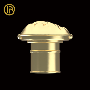 Tùy chỉnh Vàng đám mây Zamac nắp nước hoa-Nắp thanh lịch cho bao bì nước hoa sang trọng - Product Image 3