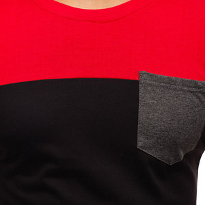 Camisetas de manga corta con cuello redondo para hombre, 100% algodón, transpirables, ecológicas, de secado rápido, impresión personalizada con logotipo bordado, venta al por mayor - Product Image 3