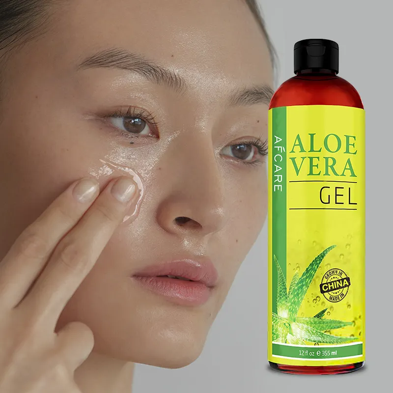 Bio-Aloe-Vera-Gel mit reiner Aloe-Paraben-freier Feuchtigkeit creme Beruhigende und natürliche Aloe Vera Gel Private Label