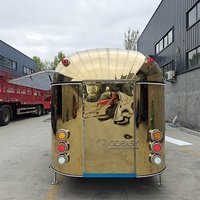 Nouvelle marque remorque Pizza Mini camion à café Mobile Vintage restauration Hotdog chariot voiture à vendre Bar événements à bas prix