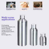 Prix de gros OEM Logo personnalisé jetable bouteille à pompe cosmétique en métal pour les soins de la peau 250/500/750 ml 1kg flacon pulvérisateur en aluminium de couleur