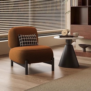 Fauteuil simple en bois massif <span class=keywords><strong>de</strong></span> style japonais, design crème, luxe léger, multifonctionnel, en fer, pour balcon, fauteuil inclinable <span class=keywords><strong>de</strong></span> loisirs, petit modèle - Product Image 3