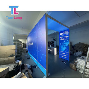 High Quality Custom <strong>LED</strong> <strong>Display</strong> <strong>Light</strong> Box Reusable Aluminum Frame SEG Frameless Advertising For Trade Show Promotion Backdrop - Product Image 5