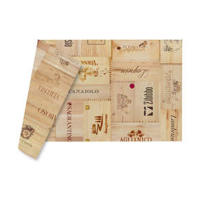 Enoteca <b>Paper</b> <b>Tablecloth</b> 100 cm x 100 cm - Product Image 1