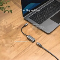 Adaptador USB C a Ethernet de 2.5 Gb, Plug & Play, USB de 2.5 Gigabit a RJ45 (Compatible con Thunderbolt)