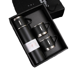 Juego de Termos Clásicos de Acero Inoxidable de Doble Pared con Aislamiento al Vacío y Asa - Taza de Regalo a Prueba de Fugas y Ecológica - Product Image 2