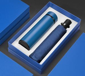 Company Annual Meeting Accompanying Heat Preservation Constant Temperature Cup Umbrella Custom Logo Business <b>Gift</b> <b>Set</b> - Product Image 5
