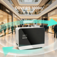 Diffuseur de parfum automatique sans eau pour système HVAC, 800 ml, en métal, avec contrôle Wi-Fi via application et verrouillage de sécurité, pour OEM