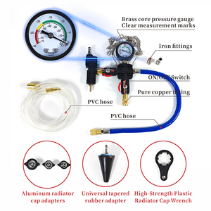 44PCS Universal Kühler Kühlmittel druck prüfer Vakuum-Nachfüllwerkzeug-Kit Kühlsystem-Test werkzeug - Product Image 3