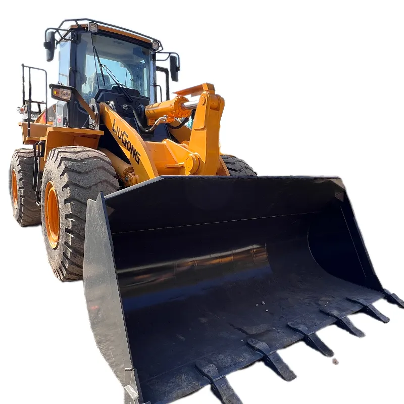 Chinese cheap good condition liugong tractor wheel loader LG856H 5t Front Loader heavy machine with Bucket in China