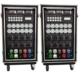 SX <span class=keywords><strong>66</strong></span> voies 400A Camlock in and Out équipement de distribution d'énergie triphasé boîte de distributeurs d'alimentation Socapex Out - Product Image 1