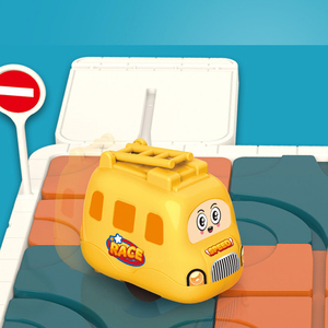 Jeu de société de puzzle stimulant pour le développement cérébral, véhicule électrique d'ingénierie, jeu de circuit de labyrinthe populaire pour enfants, jouets de voiture, cadeaux - Product Image 4