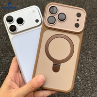 Coques pour iPhone en gros, vente chaude, coque avec support en Y, housses de téléphone, coque de téléphone à chargement magnétique sans fil