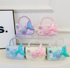 <span class=keywords><strong>Borsa</strong></span> a <span class=keywords><strong>tracolla</strong></span> per bambini con sirena di perle nuova <span class=keywords><strong>borsa</strong></span> per bambini <span class=keywords><strong>borsa</strong></span> a <span class=keywords><strong>tracolla</strong></span> da ragazza accessorio per principessa piccola fragranza - Product Image 5