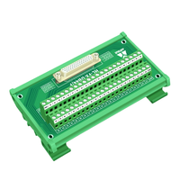 Einfaches DB44 D-Sub Buchsenmodul für DIN-Schienenmontage, vertikales/horizontales Stecker-Breakout-Board, DB44 Splitter mit Kupferkontakt