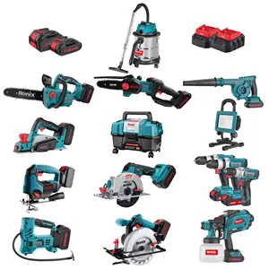 Ronix Set di utensili elettrici All in One serie 86 professionale Cordless Power Tool Combo Kit batteria ricaricabile Set di utensili elettrici