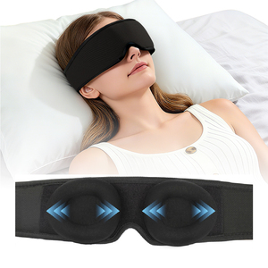 Masque <span class=keywords><strong>de</strong></span> Sommeil Réglable Module Type Pare-Lumière pour les Yeux, Protège-Yeux Maison Voyage, Patchs Oculaires, Masque <span class=keywords><strong>de</strong></span> Sommeil 3D avec LOGO Personnalisé - Product Image 4