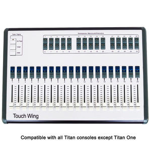 <span class=keywords><strong>Console</strong></span> d'éclairage de scène DMX512 avec télécommande, sortie 6A, 2048 canaux, charge maximale 15KW, contrôleur mobile Titan Wing/écran tactile - Product Image 2